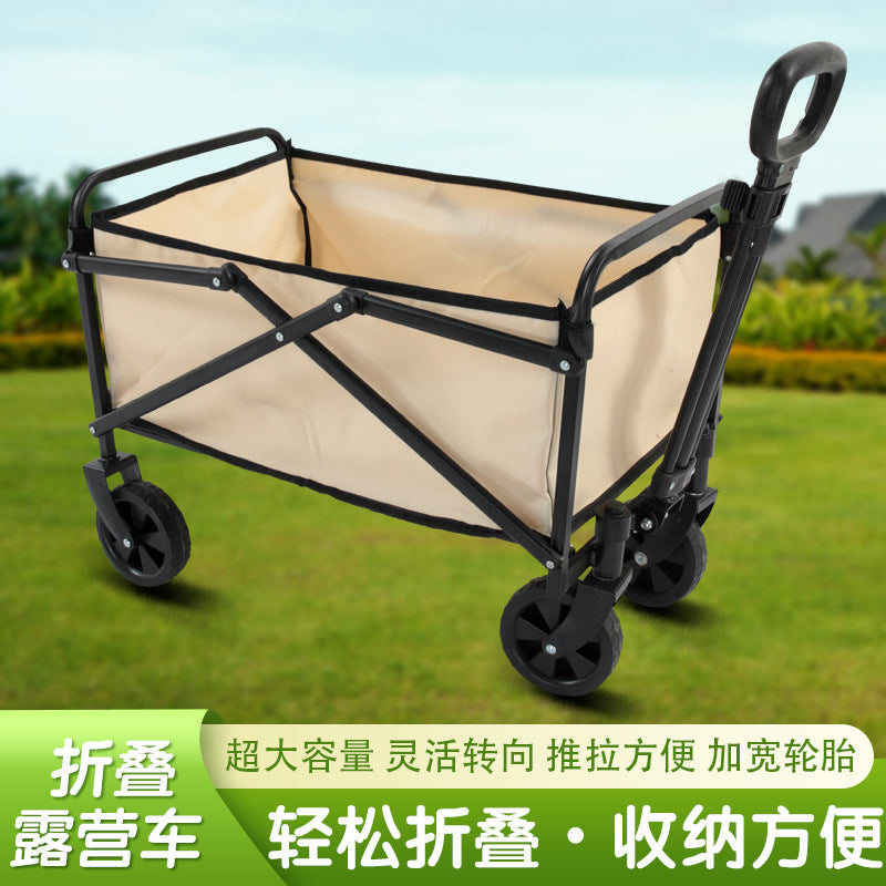 Outdoor camper, camp cart, stall, camp cart folding table, camping foldable, strong load-bearing universal wheel
