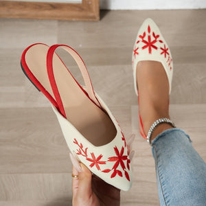 new summer collection: chinese chic embroidered chunky heel sandals - european & american style, plus size, low heel, and flats for export