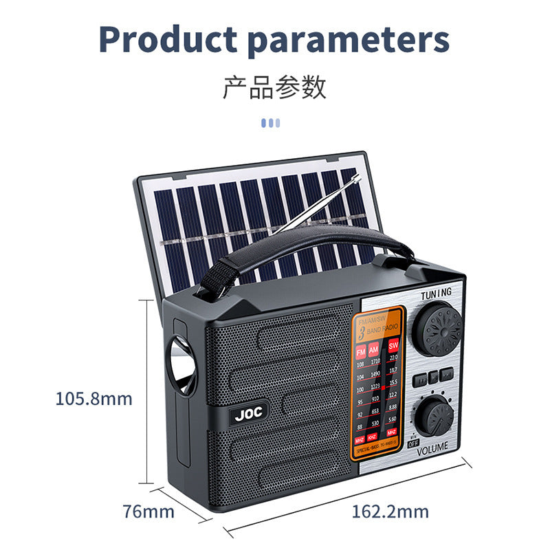 Solar Bluetooth radio full-band all-channel high-end all-band radio automatic search for  manufacturers