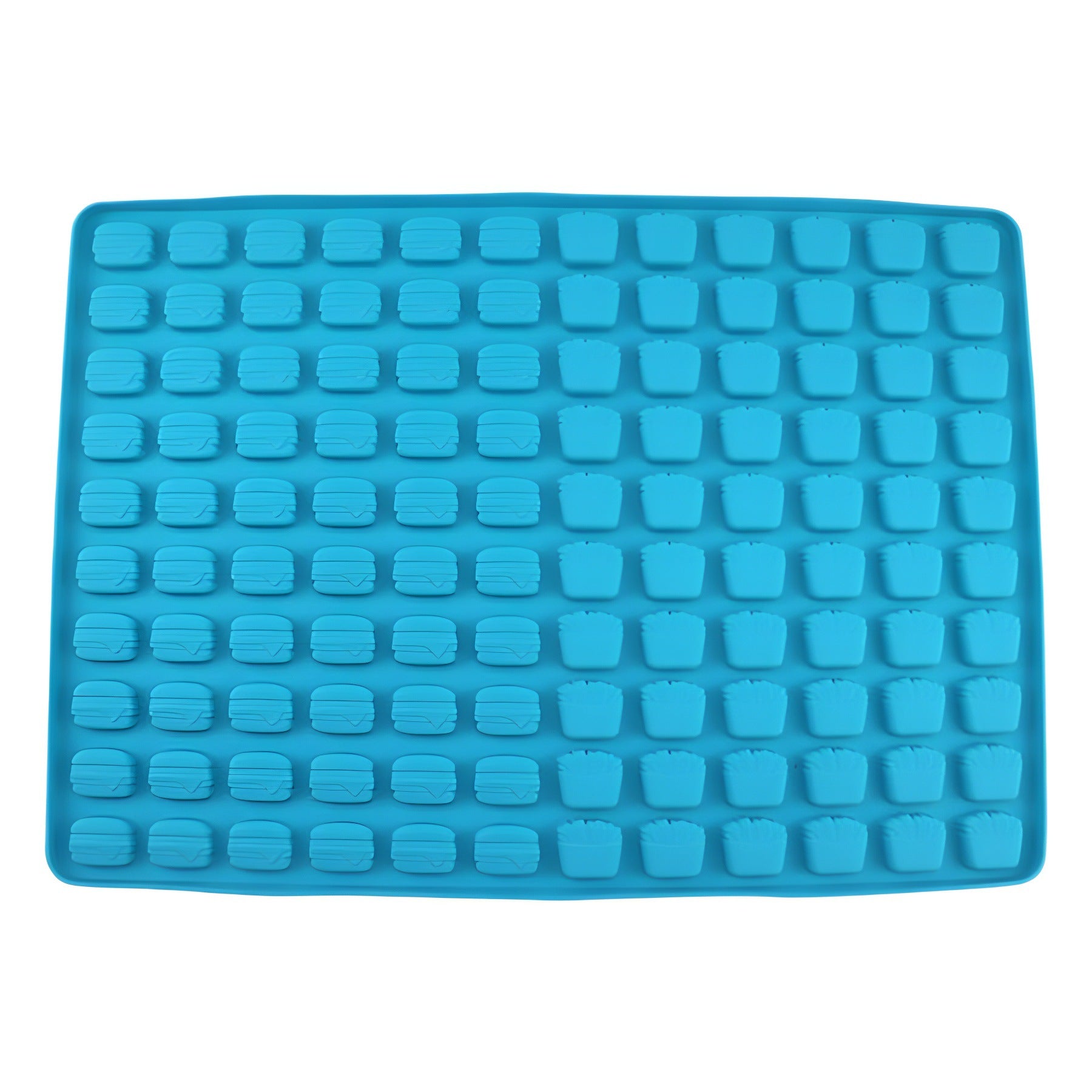 Customized logo silicone baking mold mini burger ice cream pet snack candy mold biscuit baking mat mold