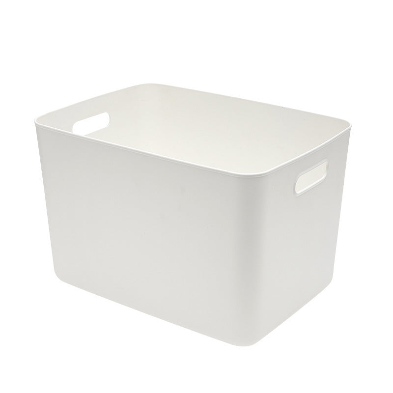 Plastic storage box Clothes household kitchen storage box Desktop sundries storage Organizing box with lid Dust-proof storage box