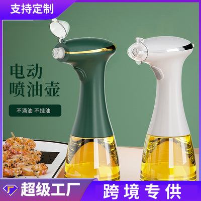 Custom electric oil sprayer bottle, kitchen misting oil sprayer, home fat-reducing usb rechargeable oil sprayer, bbq oil sprayer