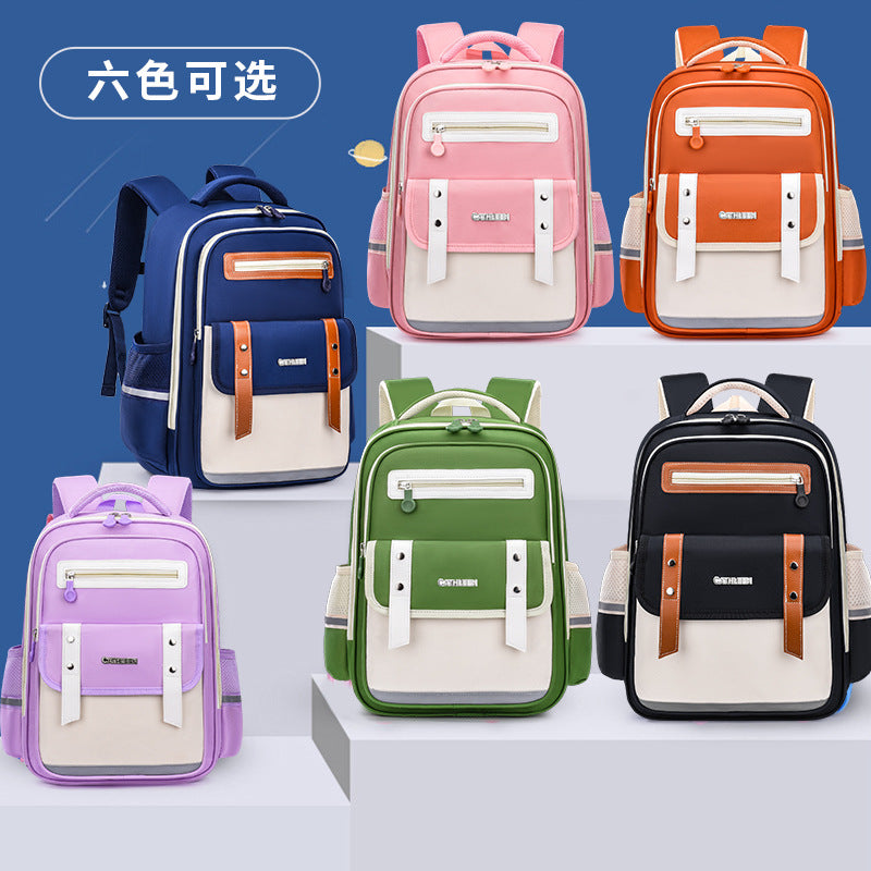 New cloud schoolbag 1-3-6 grade primary school students schoolbag boys and girls reduce the burden of children large capacity backpack