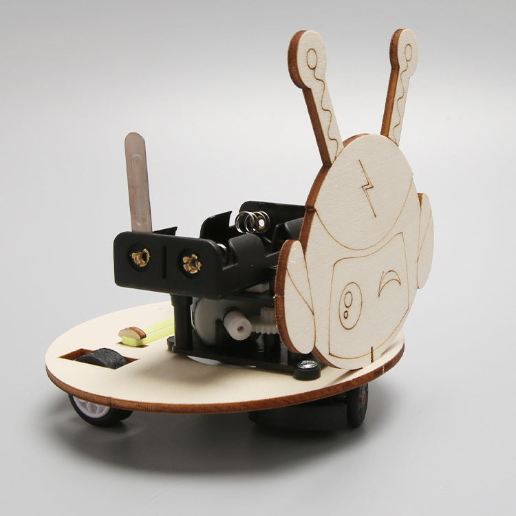 Obstacle avoidance robot technology small production children's science experimental toys primary school students DIY handmade invention material package