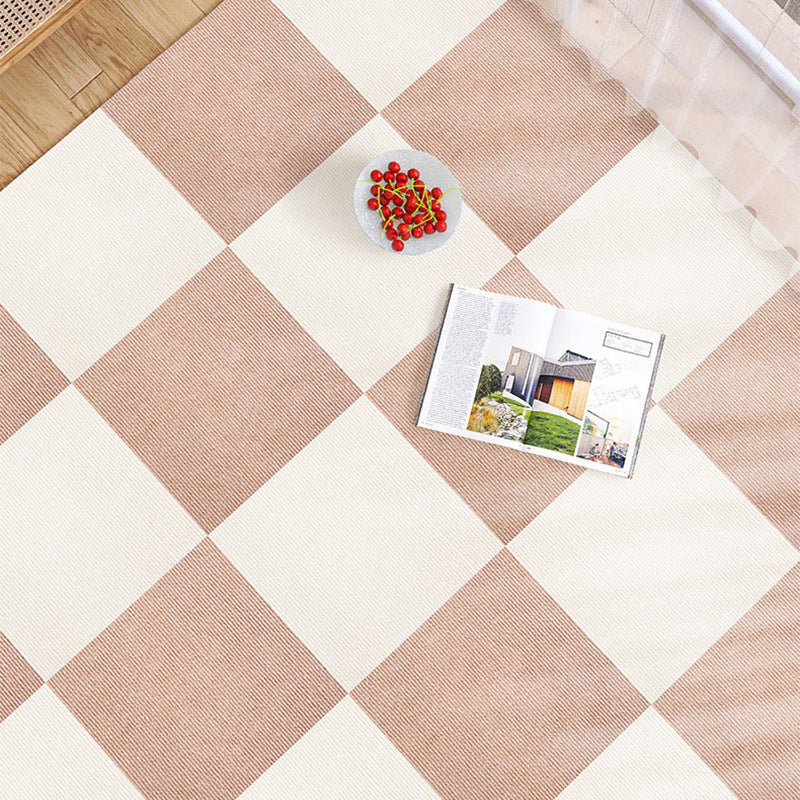 Cross-border self-adhesive splicing floor mat Japanese-style whole square blanket glue-free paste carpet cream wind bedroom full floor mat