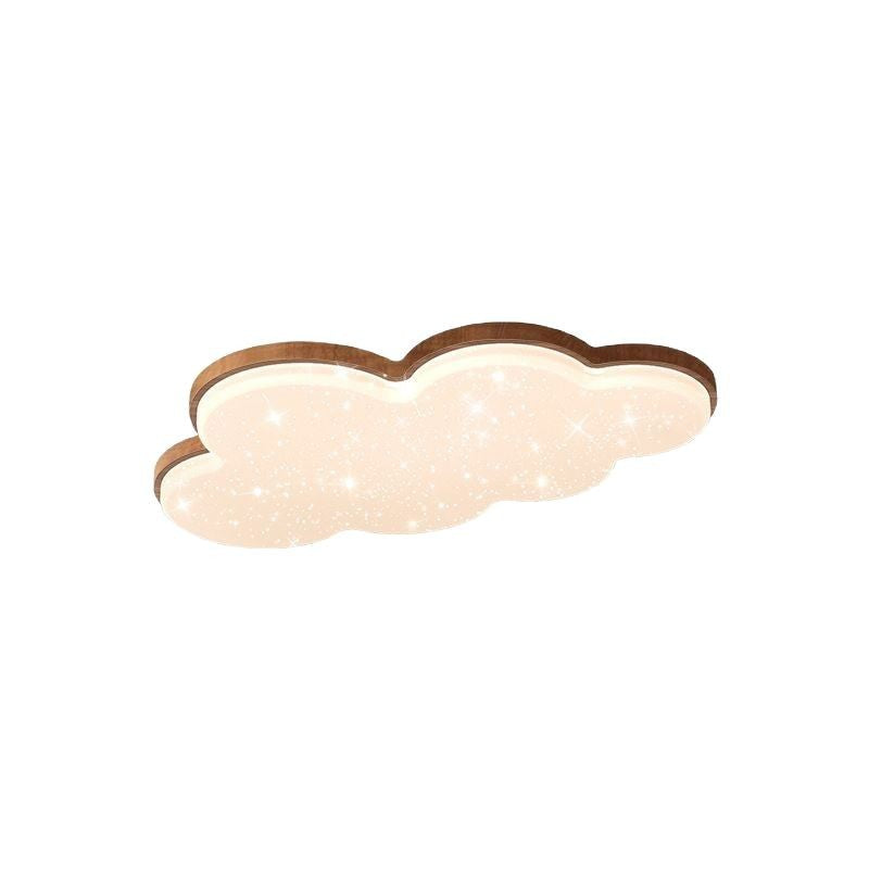 Whole house package combination living room light antique walnut pattern ceiling light full spectrum eye protection bedroom dining room chandelier