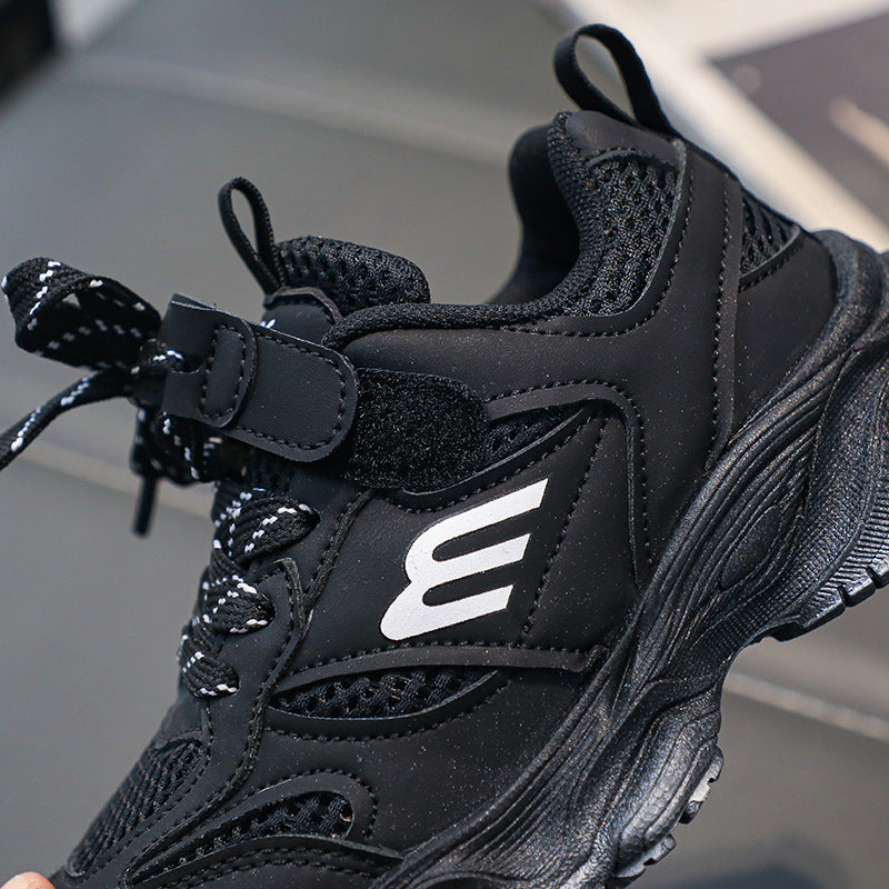 Children's sports shoes Men's and girls' new mesh breathable running shoes Men's and children's lightweight soft-soled autumn casual shoes tide