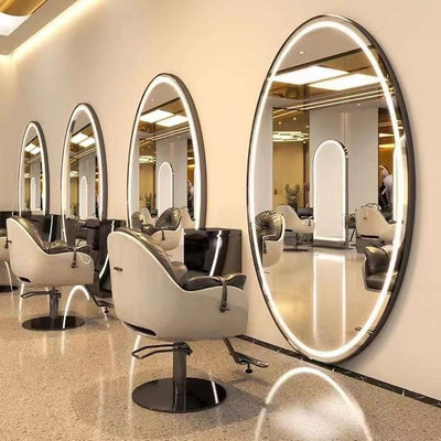 Influencer-approved salon mirror with lights - professional barber mirror for hair cutting, wall-mounted vanity mirror for hair salons