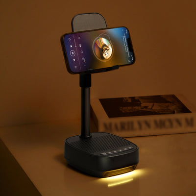 f22 portable mobile phone holder bluetooth audio desktop bedside anti-slip complete set of live broadcast lazy holder audio