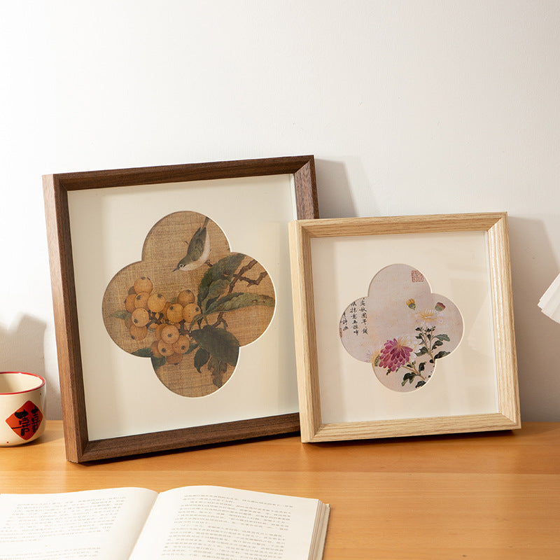 Photo frame table handmade DIY imitation decoration national style gift cardboard mounted 8 inch picture frame wall hanging salon holiday picture frame