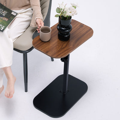 Sofa side table movable bedside shelf small table adjustablerotate bedside table bedroom dormitory foldable coffee table