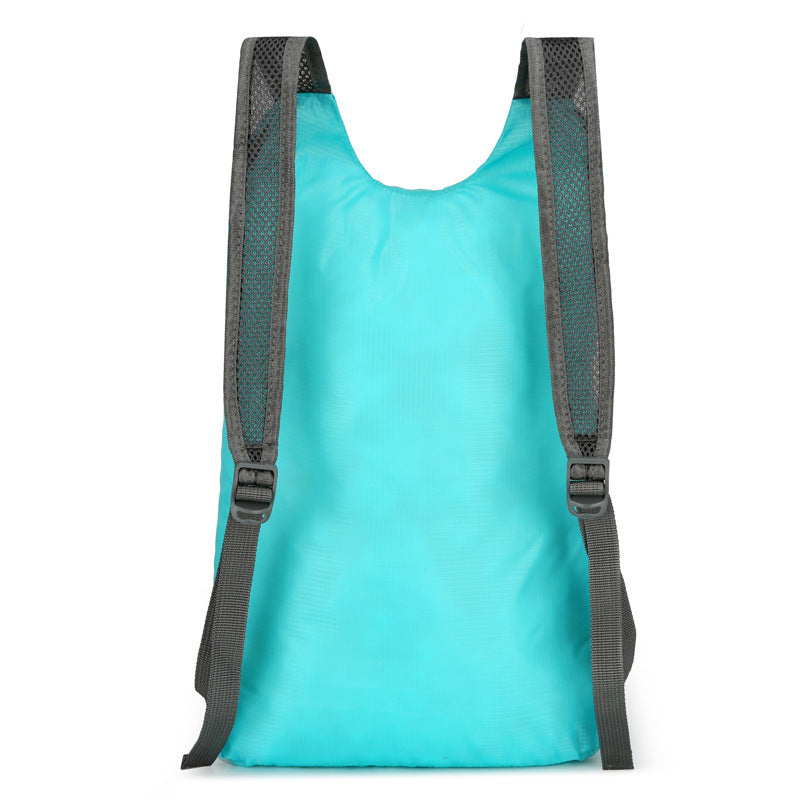 Cross-border fashion leisure travel backpack large capacity sports mountaineering outdoor skin bag portable foldable backpack