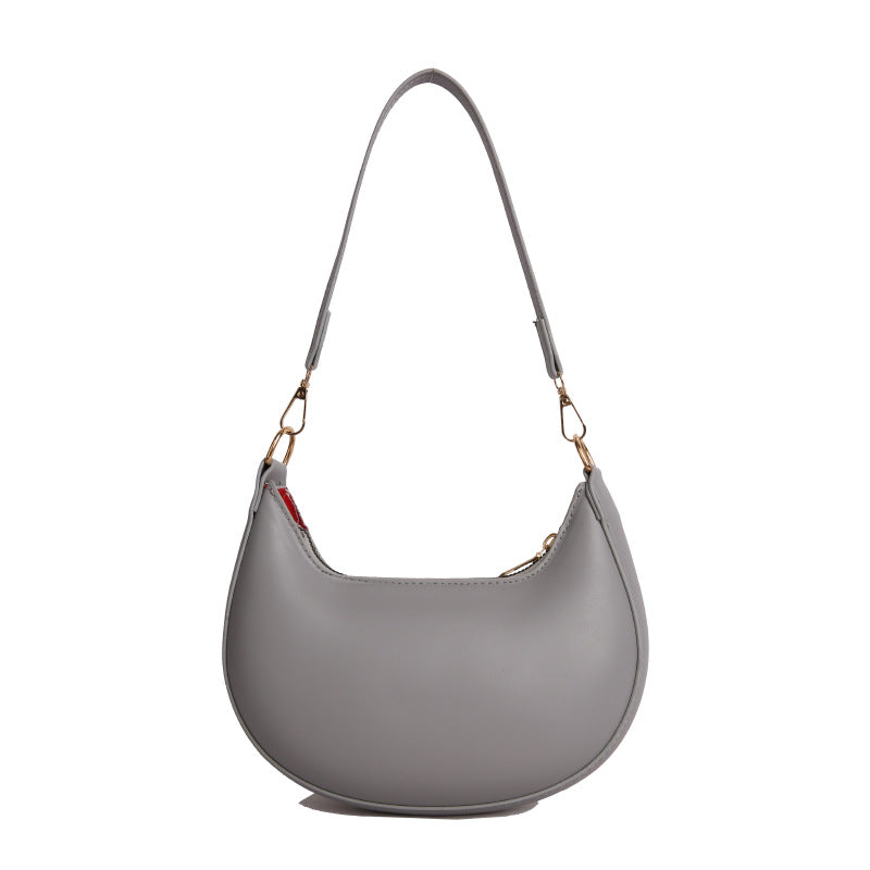 Simple and versatile girl underarm bag 2025 spring new French trend shoulder bag commuter women's bag trend