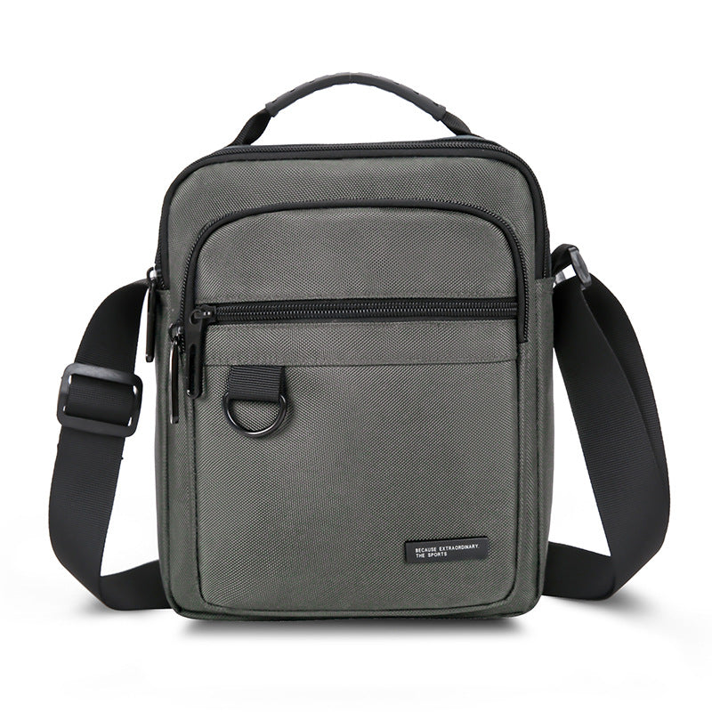 Men's bag 2024 new large-capacity multi-compartment shoulder bag business commute simple messenger bag fashion bag wholesale