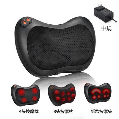 Wholesale cross-border electric neck massager pillow - multifunctional car & home shoulder, neck, waist, abdomen, and back massager
