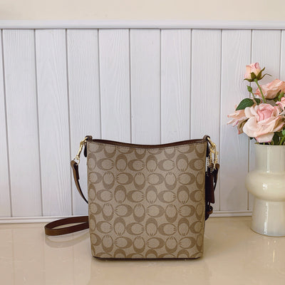 2025 new fashion high-value underarm bag women's printed bucket bag shoulder crossbody bag chic and stylish