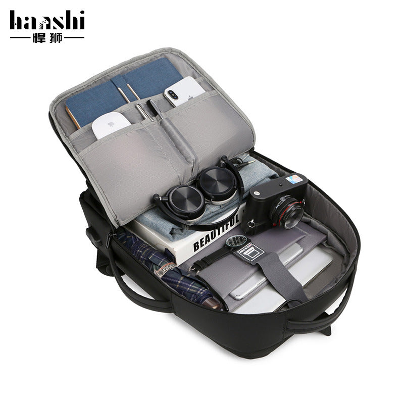 Cross-border men's business backpack, high-end sense, large-capacity fashion travel backpack, waterproof computer bag, backpack, schoolbag.