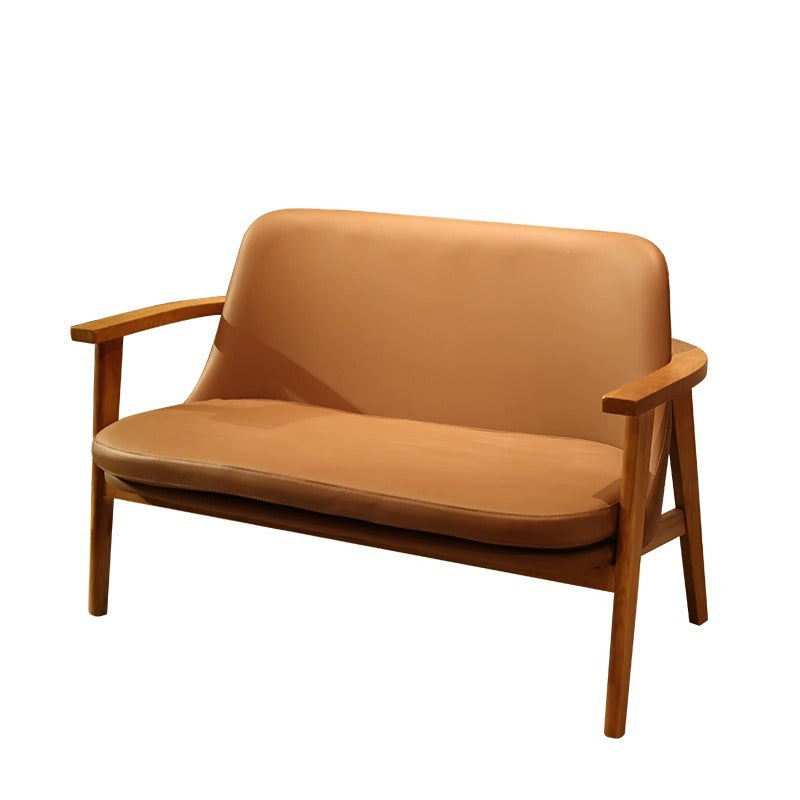 Cafe Solid wood back chair Restaurant Dessert milk tea shop Leisure sofa Table and chair combination Rest area Card seat