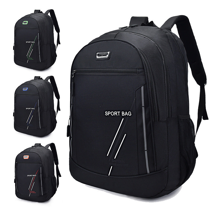 New high school student backpack, business men's computer backpack, leisure travel bag, backpack spot wholesale
