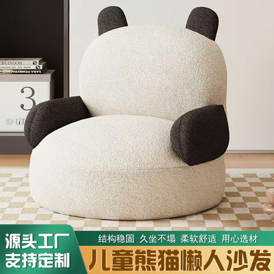 Bear sofa chair popular lazy sofa cashmerekids sofa living room casual style cute cartoon small sofa