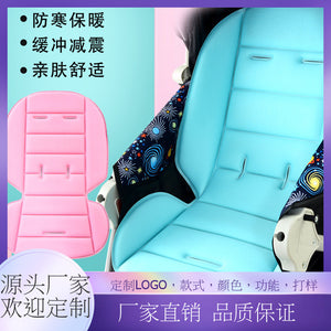 Baby stroller cotton pad - thickened, all-season use, newborn baby sleep basket pad, high-view stroller seat cushion, dual-purpose cotton pad