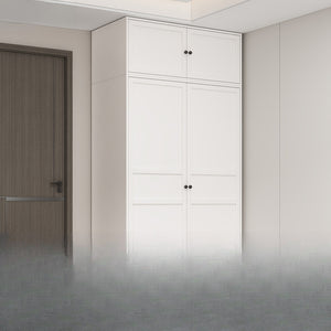 Bangbos all-steel combination wardrobe double door formaldehyde-free bedroom two-door double-door iron wardrobe for home
