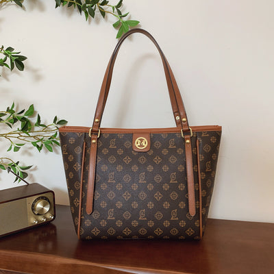 2025 new cross-border women's bag: large capacity, versatile tote, underarm bag, commuter bag, export quality, textured mommy bag