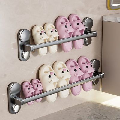 No punching bathroom slipper rack bathroom door rear wall hanging slipper drain rack storage rack bathroom storage rack