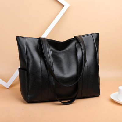 2025 new fashion cross-border women's bag - large capacity shoulder bag, mom bag, simple and versatile tote bag - dropshipping available