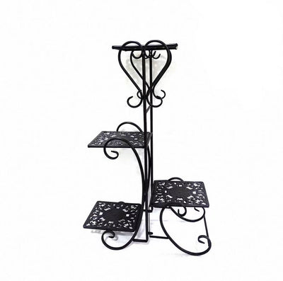 Factory direct floral stand - floor-standing decorative plant stand for living room or balcony - minimalist single-tier iron plant stand