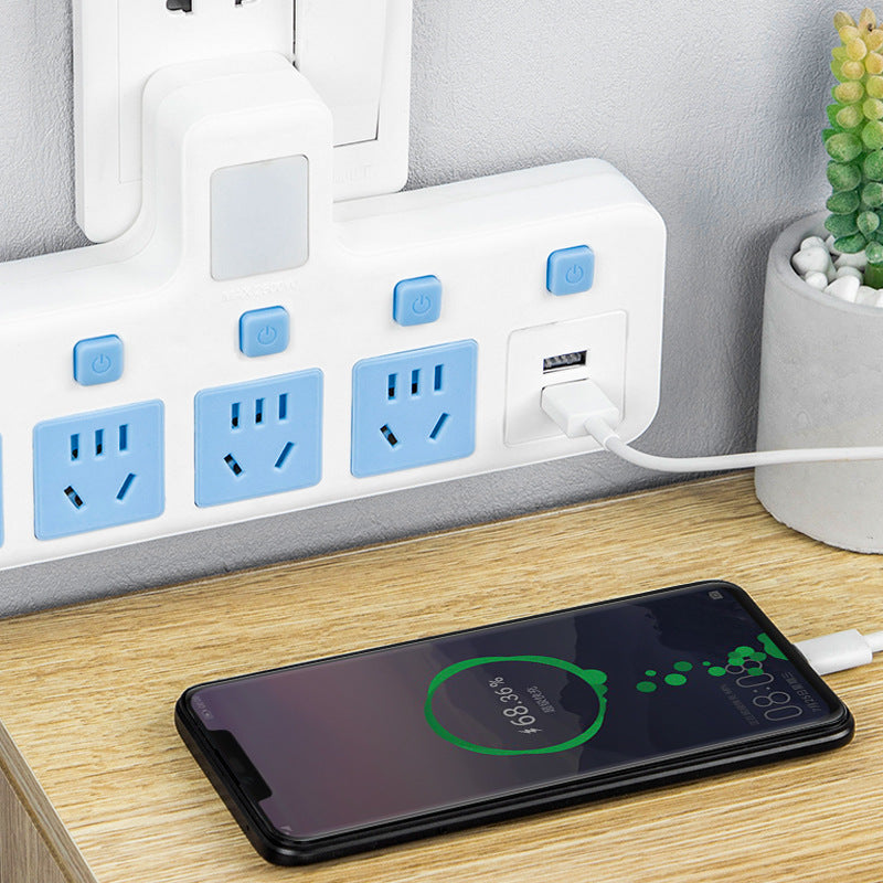 Spot wholesale converter socket converter with night light all copper one turn multi-purpose hole independent switch adapter socket