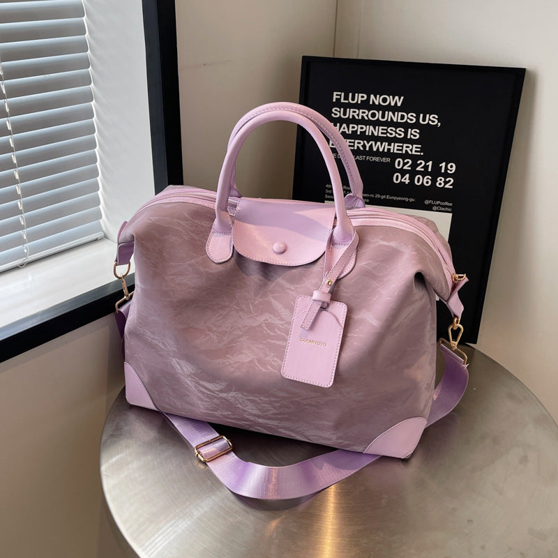 New large-capacity portable travel bag, women's light sports fitness bag, outdoor leisure travel bag, duffel bag