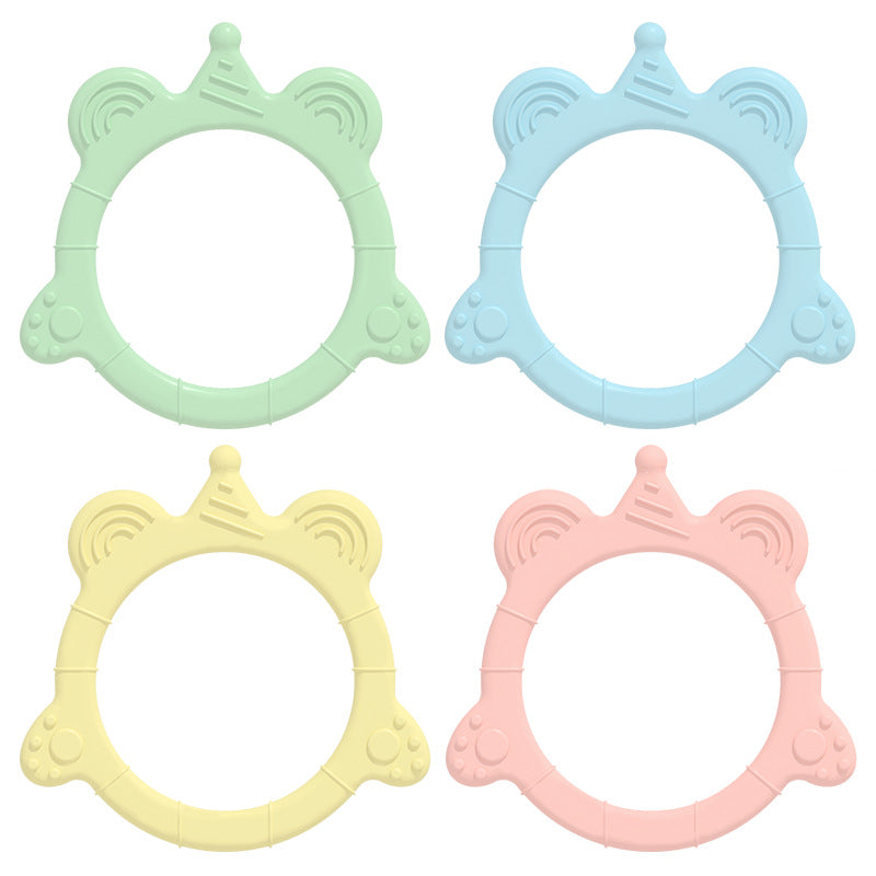 Cross-border new baby biting glue food grade silicone molar stick baby biting music anti-eating hand biting glue silicone toothpaste