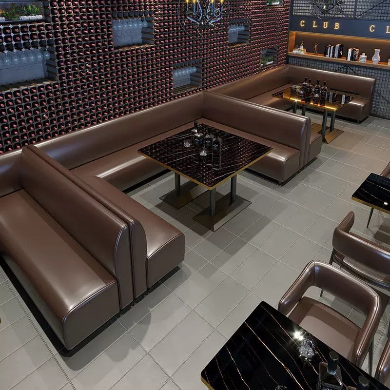 Cafe Bar Clear Bar Luminous Table and Chair Combination Pub Club Retail Bar Box Ktv Sofa Booth