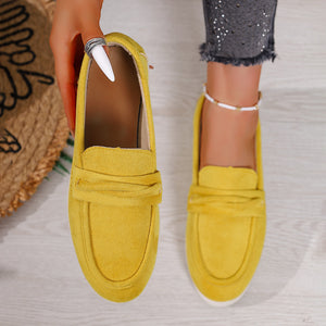 plus sizeflats loafers for women autumnew arrivalk-style slip-on flats loafers in stock wholesale