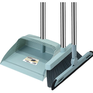 Broom and dustpan set for home indoor and outdoor broom and dustpan combination plastic suit magic silicone broom