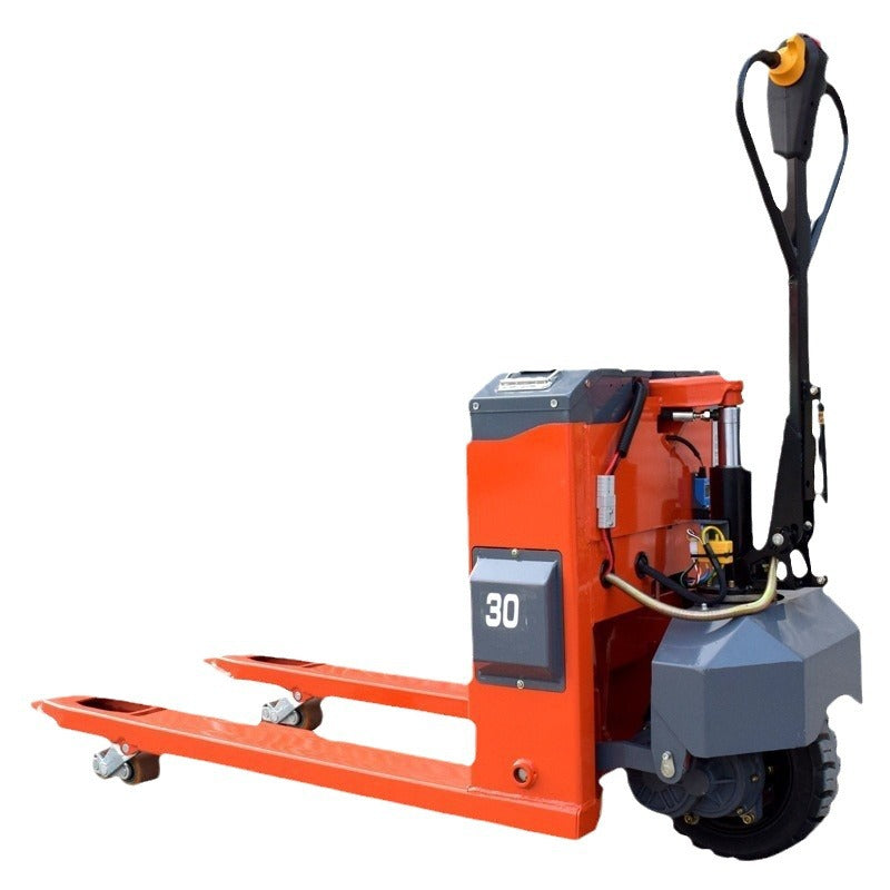 Off-road all-electric forklift large wheel 3 tons construction site climbing hydraulic loading and unloading pallet truck electric ground cow 2 tons forklift