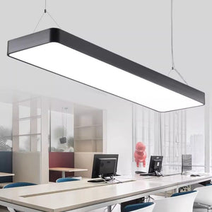 Super bright led strip light office chandelier hairdressing shop commercial classroom ceiling gym supermarket fluorescent lamp