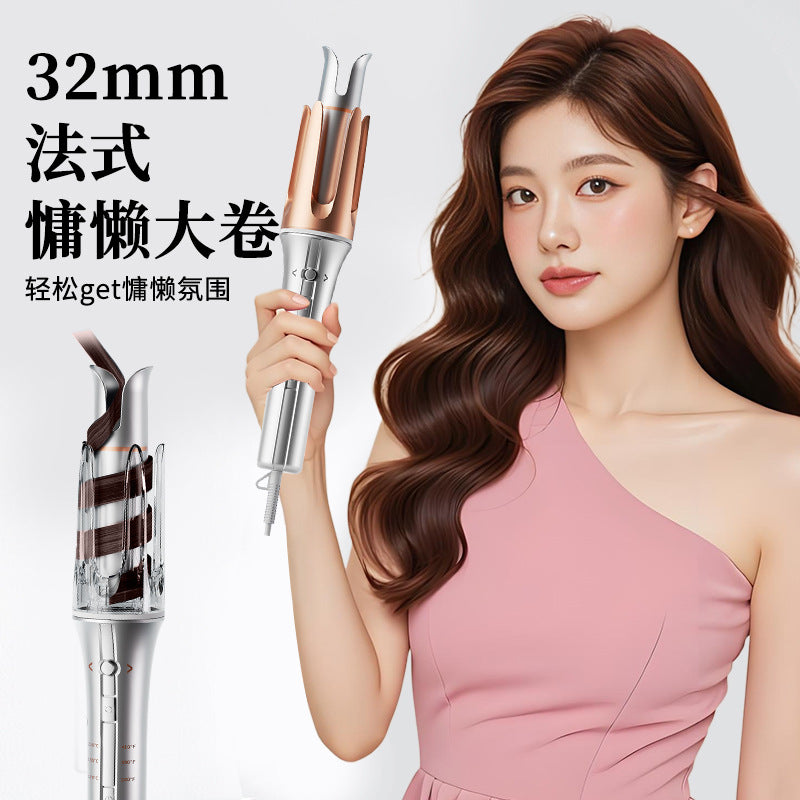 Cross-border new  automatic curling iron, lazy curly hair, negative ion perm, large curl and big wave women do not hurt their hair