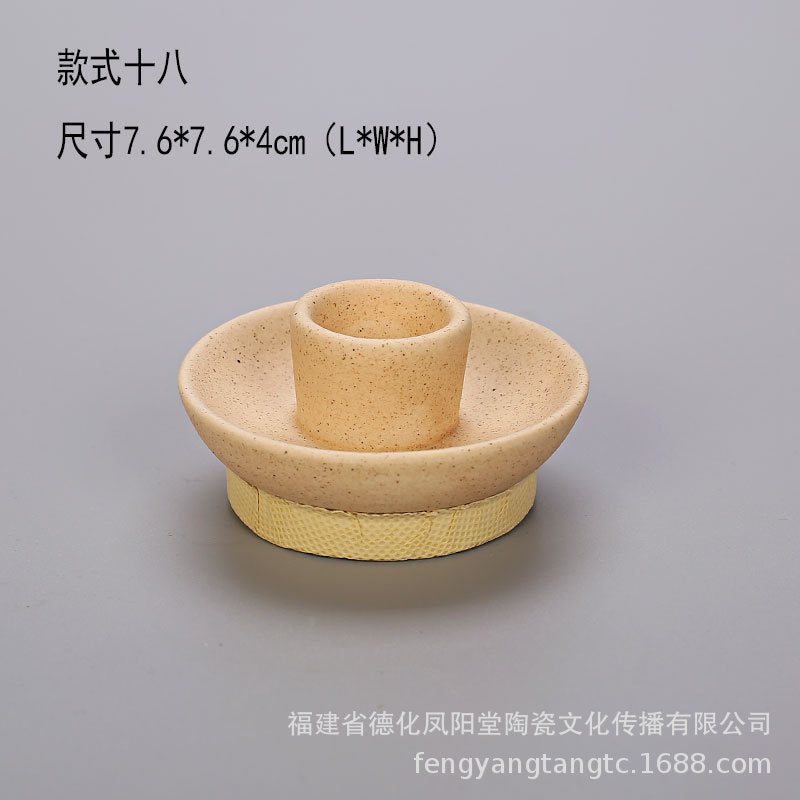 陶瓷烛台北欧IN风简约桌面摆件玻璃储蓄罐烛光晚餐干花密封罐装饰