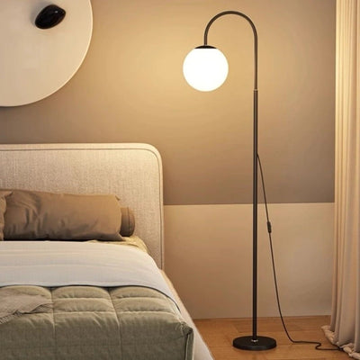 Bedside floor lamp ins bedroom living room modern atmosphere sofa simple popular simple creative moon floor lamp