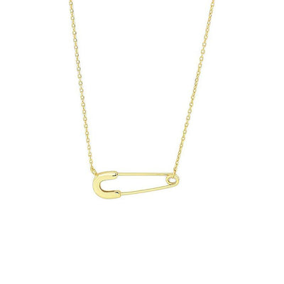 2024 amazon fashion cross-border new safety pin pendant necklace - trendy, unique, and versatile jewelry for women