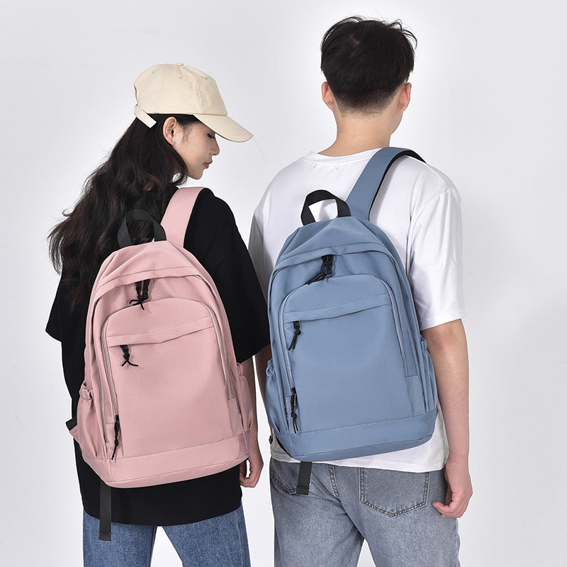 Cross-border large-capacity Korean backpack lightweight fashion student schoolbag outdoor travel backpack casual backpack men and women