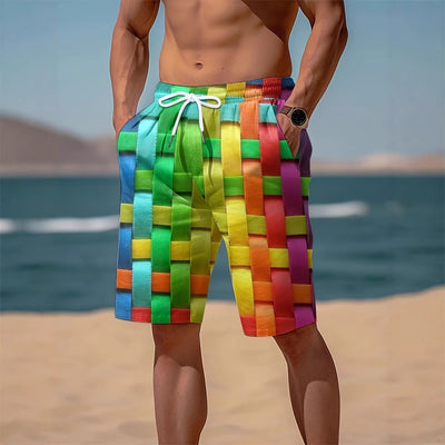 trending men's swim trunks, quick-dry swim shorts, casual athletic beach shorts, new european and american styles