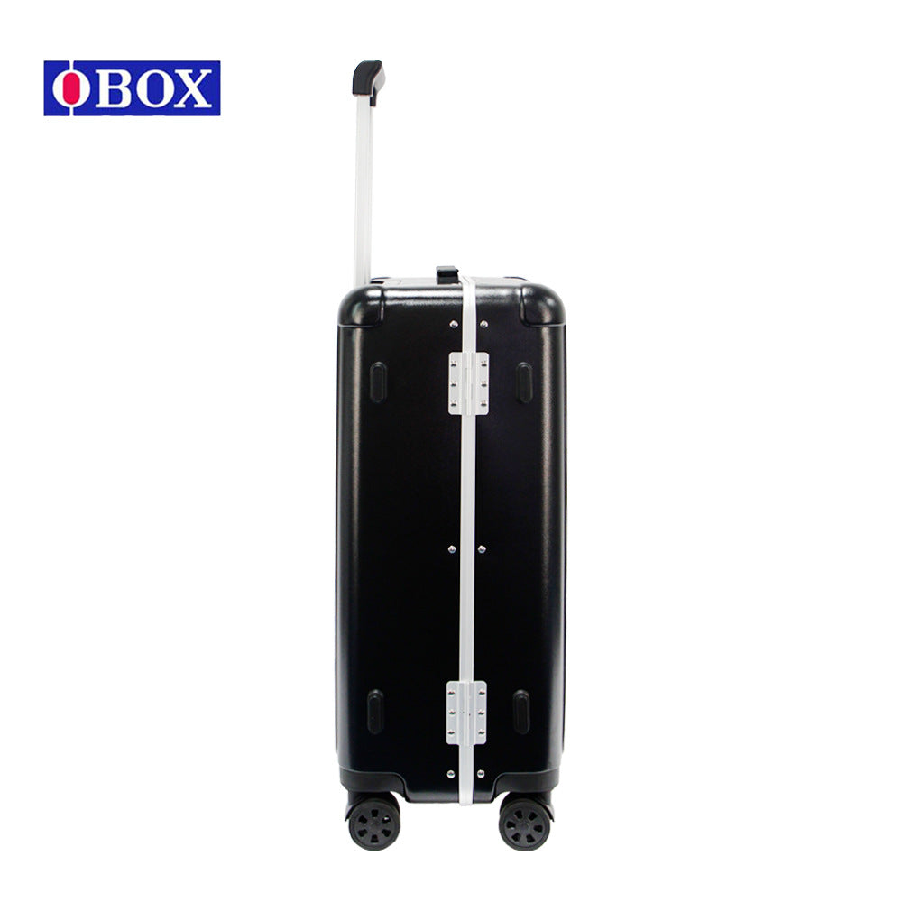 Obox thickened aluminum frame trolley case universal wheel large capacity suitcase overseas checked toolbox luggage