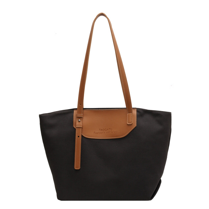 Casual large-capacity bag 2024 new women's bag fashionable Ruiying commuter shoulder bag foreign versatile large tote bag