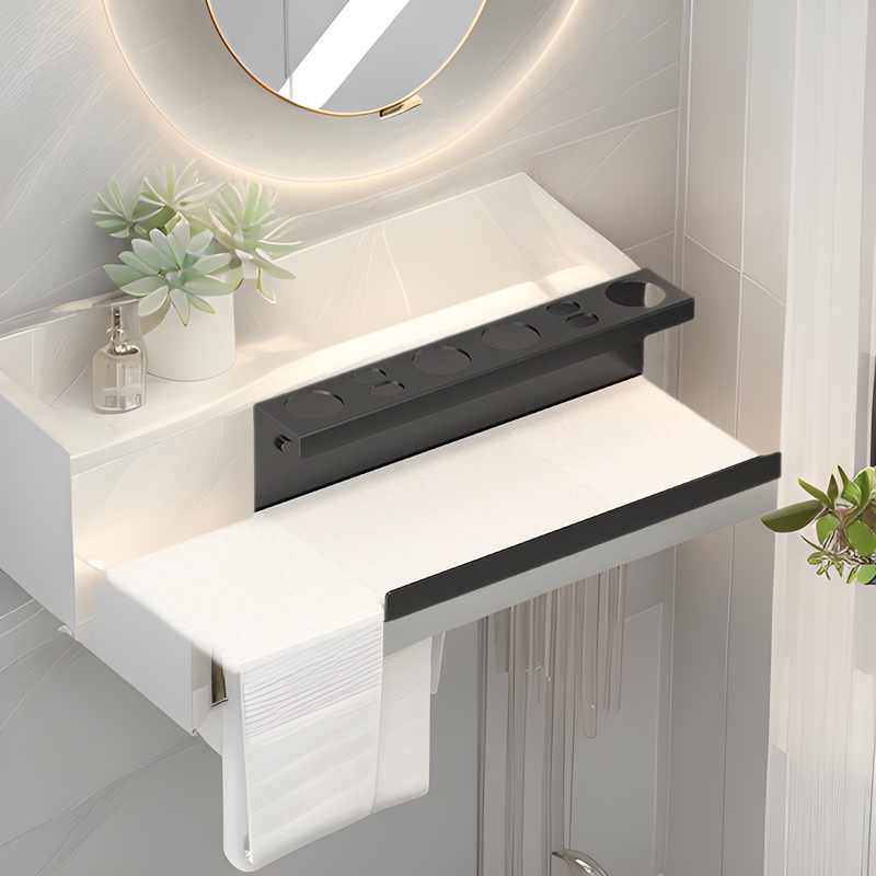 No punching toothbrush shelf, tooth cup holder, wall-mounted family toothbrushes, mouthwash cups, toothpaste storage