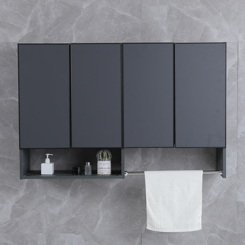 Space aluminum hanging cabinet balcony wall cabinet dining side cabinet hanging cabinet moisture-proof small apartment wall storage cabinet kitchen hanging cabinet