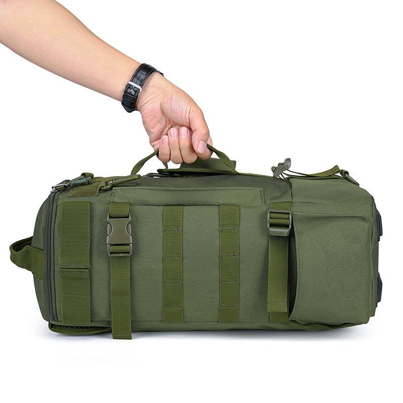 Cross-border Luya bag Multifunctional dry and wet separation fishing bag Large capacity outdoor backpack Can be mounted with sling fishing gear