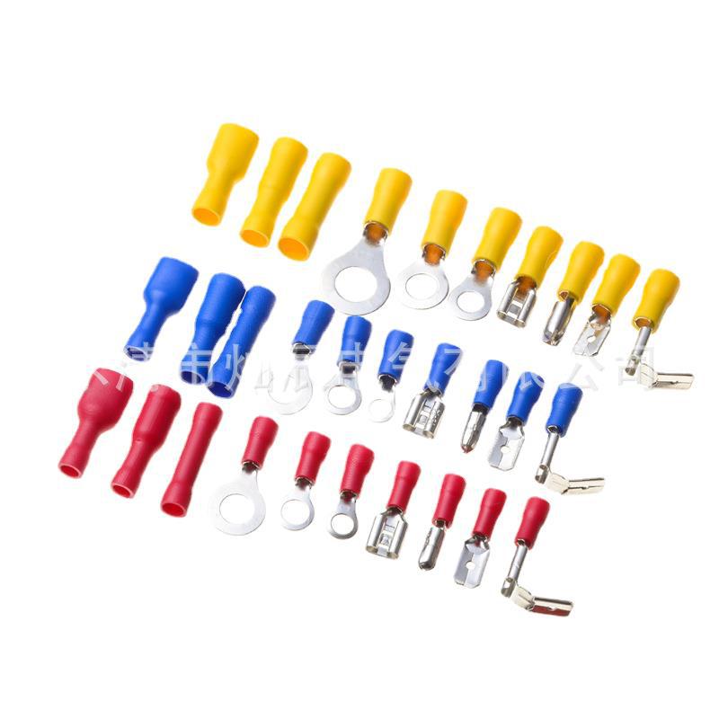 Cross-border e-commerce, cold-pressed terminal box 720PCS wiring connection terminal, copper terminal fork type